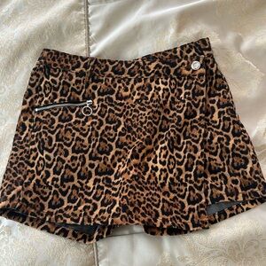 Zara leopard skirt